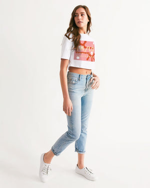 Hi/Lo Sun Spots Cropped Tee