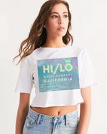 Hi/ Lo Waves Cropped Tee