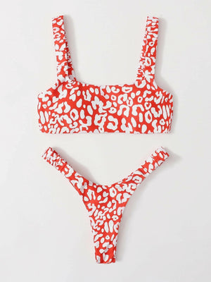 Sweet and Feisty Thong Bikini
